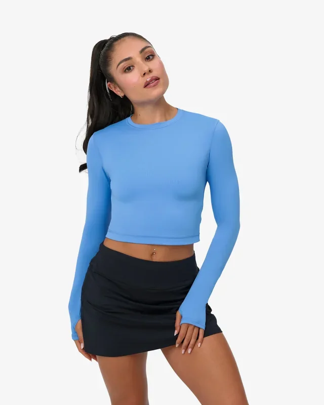 BloqUV: Women’s UPF 50 Everyday Crop Top (4015) – Indigo