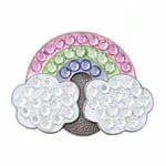 Bonjoc: Ball Marker & Hat Clip – RAINBOW CLOUDS