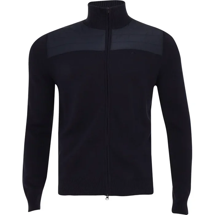 Bridge Knitted Hybrid Full Zip Sweater