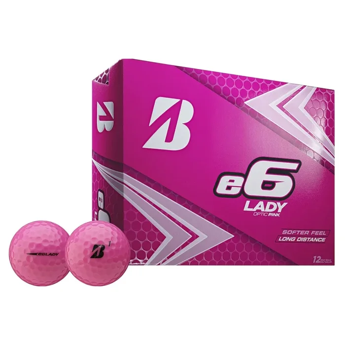 Bridgestone e6 Lady Pink Golf Balls – Dozen