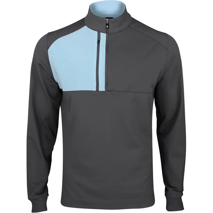Brushed Back Pique Sport Mid Layer 1/2 Zip Pullover