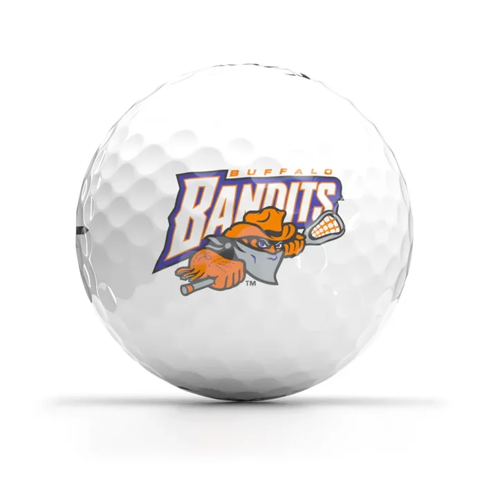 Buffalo Bandits Logo Golf Balls