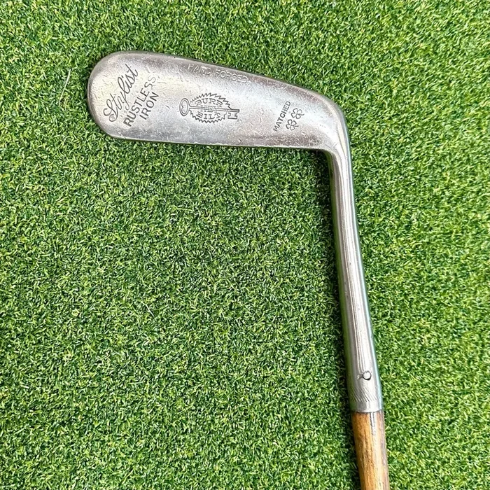 Burr Key Bilt Stylist Rustless Iron – Diamond Face Hickory 10 Putter