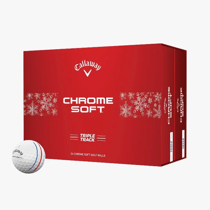 Callaway 2-Dozen Chrome Soft Triple Track Golf Balls