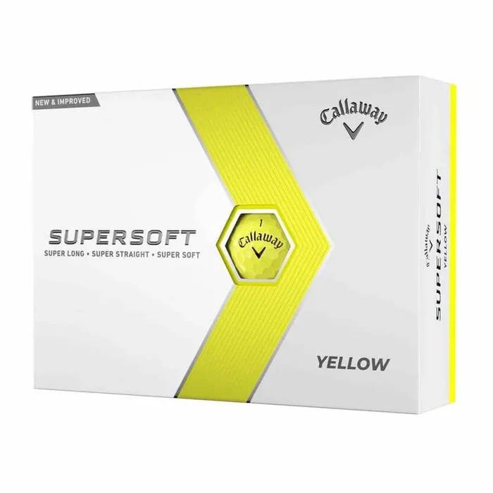 Callaway 2023 Supersoft Golf Balls – YELLOW