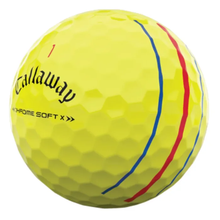 Callaway Chrome Soft X Triple Track Yellow (1 Dozen)