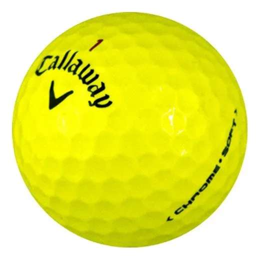 Callaway Chrome Soft Yellow – Near Mint (4A) – 1 Dozen