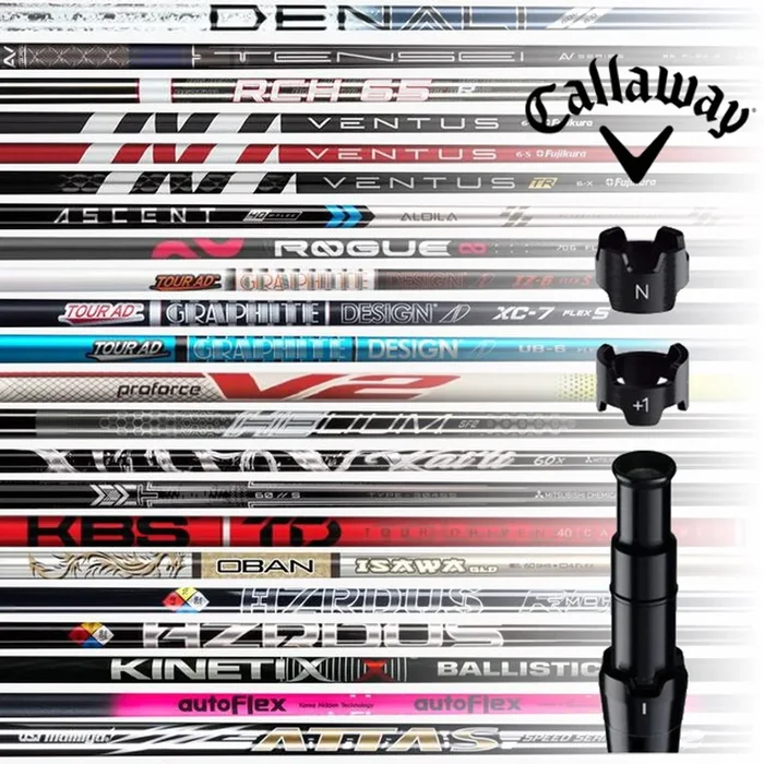Callaway Custom Driver Shafts with OptiFit 2 Adapter