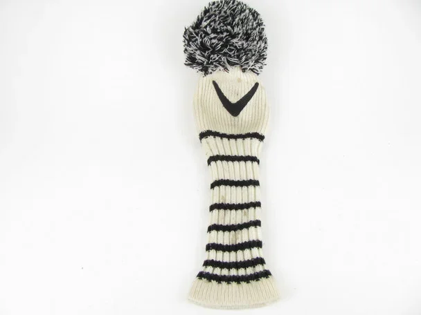 Callaway Generic Pom Pom Driver Headcover WHITE (GOOD)