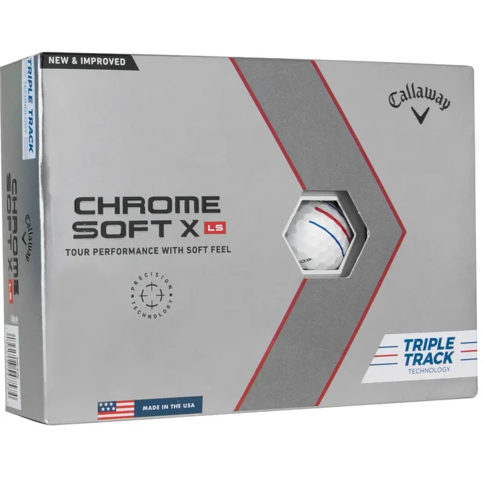 Callaway Golf 2022 Chrome Soft X LS Triple Track Golf Balls