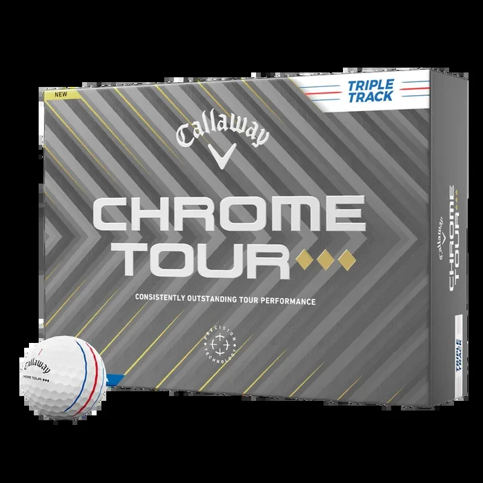 Callaway Golf ’25 Chrome Tour TD Triple Track Golf Ball