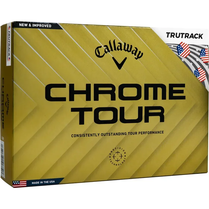 Callaway Golf Chrome Tour USA TruTrack Golf Balls
