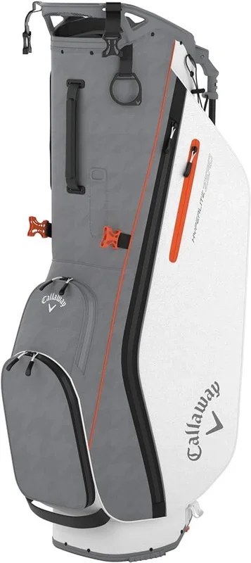 Callaway Golf Hyperlite Zero Stand Bag Charcoal White Orange
