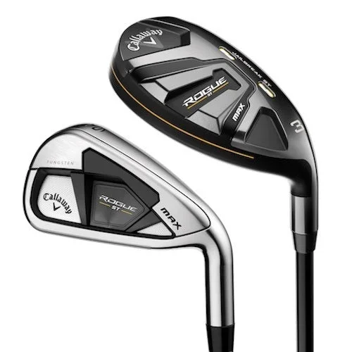 Callaway Rogue ST Max Iron Set – 5-P/LH/Regular Flex/Graphite Shaft