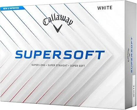Callaway SuperSoft 2025 Golf Balls – 1 Dozen