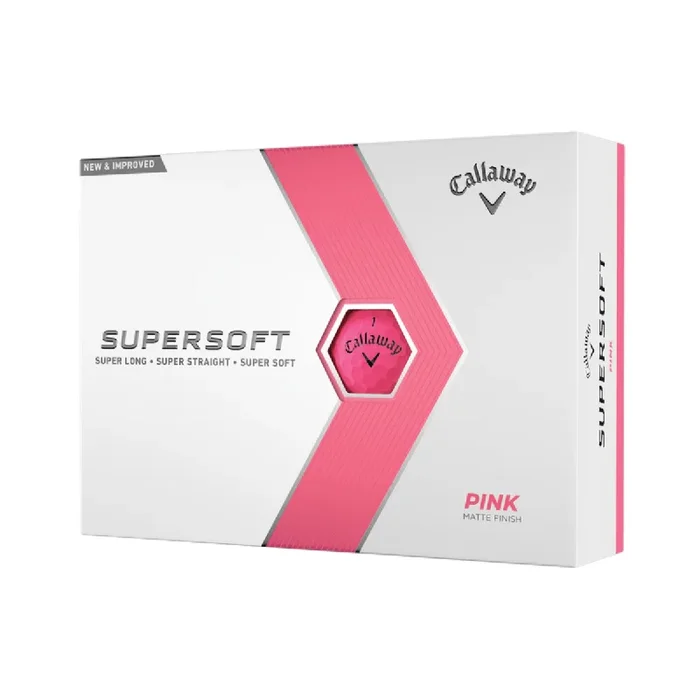 Callaway Supersoft Golf Balls Pink – One Dozen