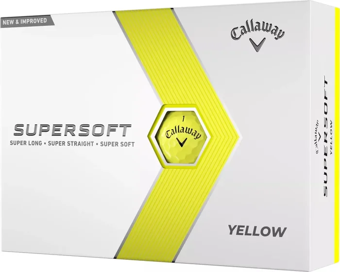 Callaway Supersoft Golf Balls Yellow – One Dozen