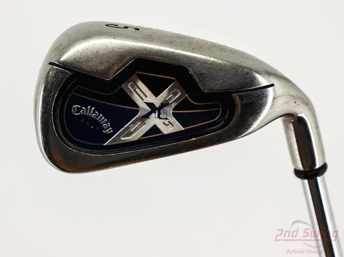 Callaway X-18 Single Iron 5 Iron Callaway Stock Steel Steel Uniflex Right Handed 38.0in (T-72440027211)