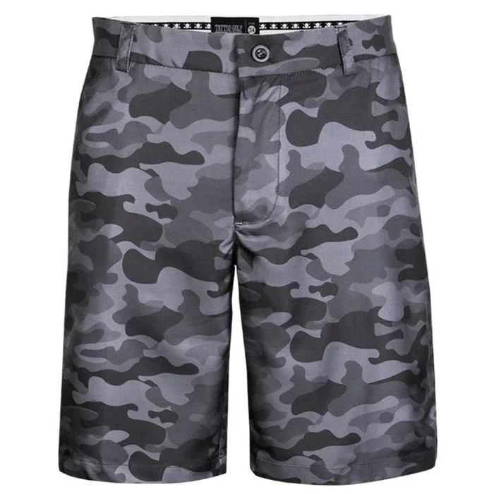 Camo X Cool-Stretch Men’s Golf Shorts | Grey