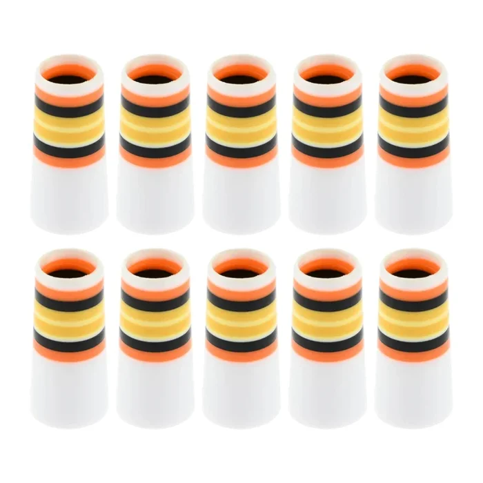 Candy Corn Premium Golf Ferrules – 10 Pack