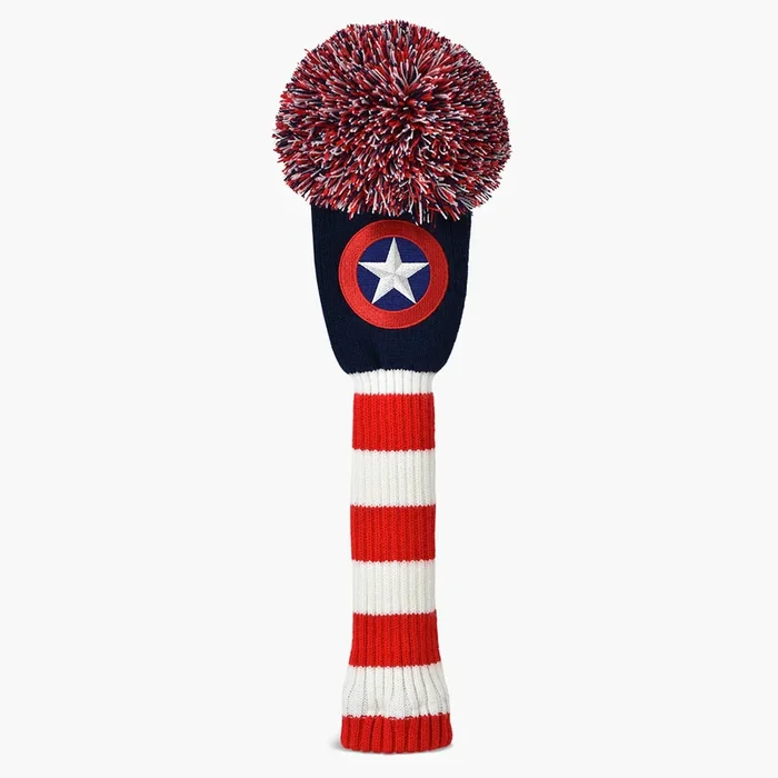 Captain USA Pom Pom Driver Headcover by PRG Golf