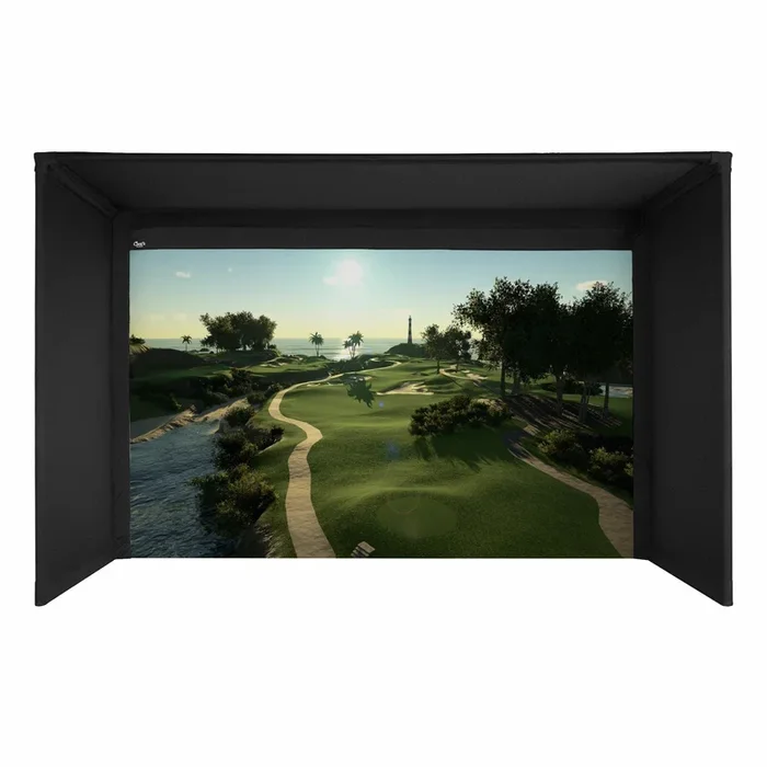 Carl’s Place C-Series Pro Golf Simulator Bay with Impact Screen