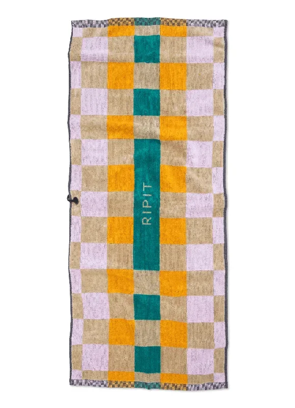 Check Golf Towel