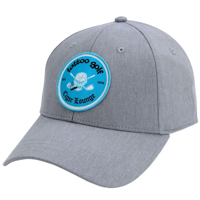 Cigar Lounge Cool-Tech Performance Golf Hat | Steel Heather