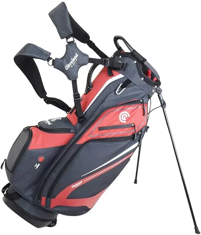 Cleveland Golf Lightweight Stand Bag Red/Charcoal