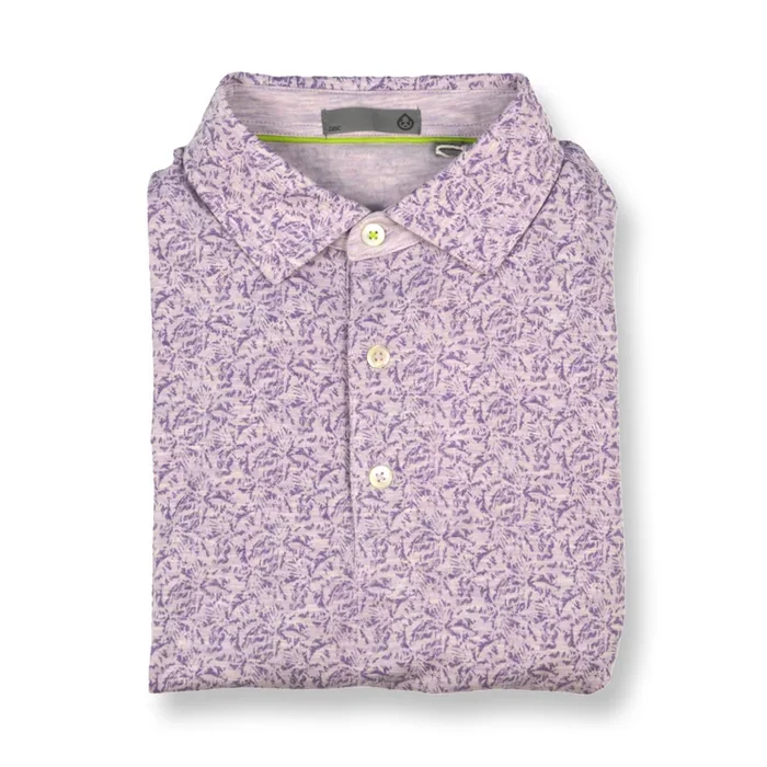Cloud Polo – Lilac Heather Palms – tasc Performance