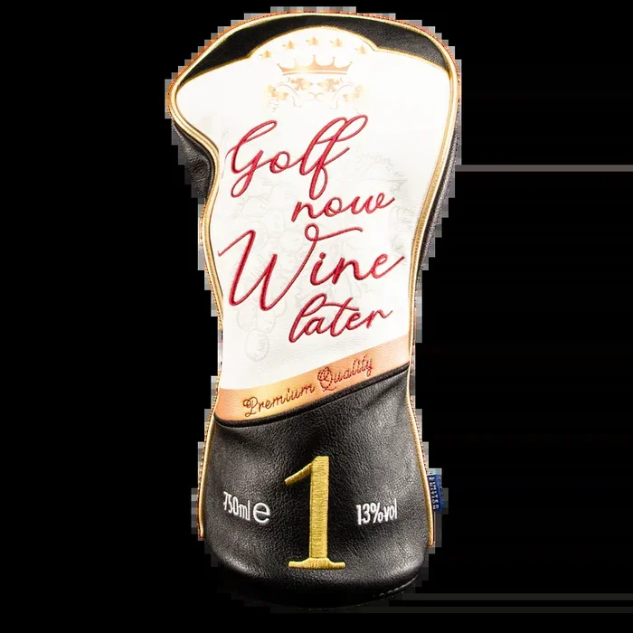 CMC Design: Driver Headcover – Golf Now, Wine Later