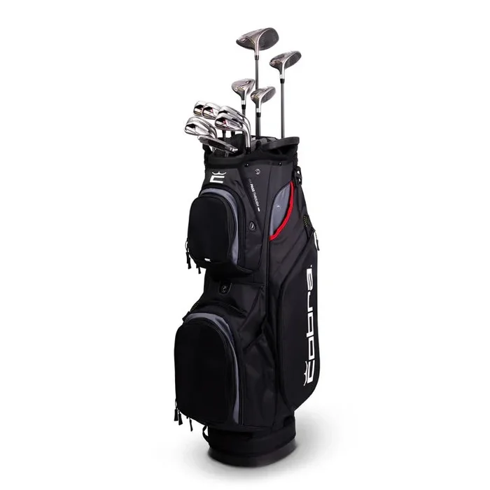 COBRA Golf Men’s AIR-X Complete Package 11 Clubs Graphite Regular Black Cart