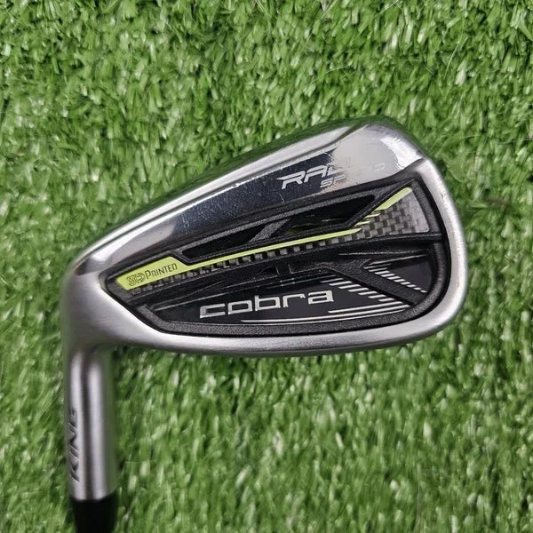 Cobra King Radspeed Single 9 Iron KBS Tour 90 Stiff Steel Left Handed LH 36″