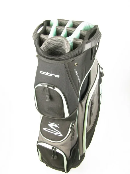 Cobra XL Cart Golf Bag 14 Dividers GRAY/GREEN