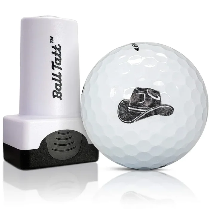 Cowboy Hat Golf Ball Stamp