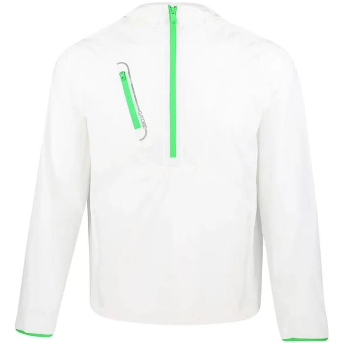 Crinkle Hooded Quarter Zip
