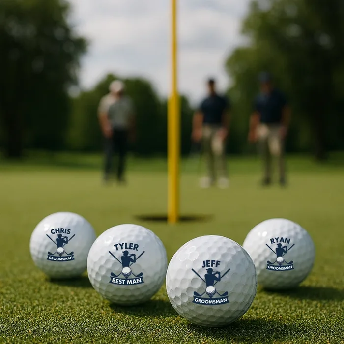 Custom Groomsmen Golf Balls