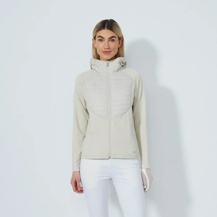 Daily Sports: Women’s Allos Hybrid Jacket – Raw Beige