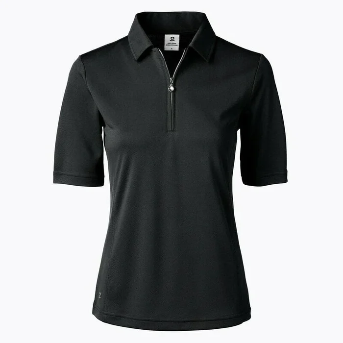 Daily Sports Women’s Macy Black Half Sleeve Polo (Size Small) SALE