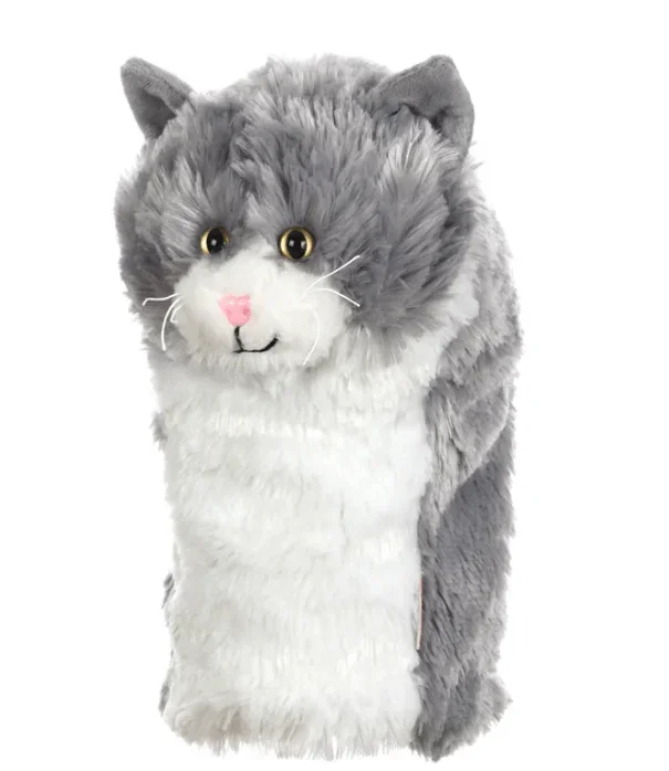 Daphne’s Headcovers – Gray & White Cat