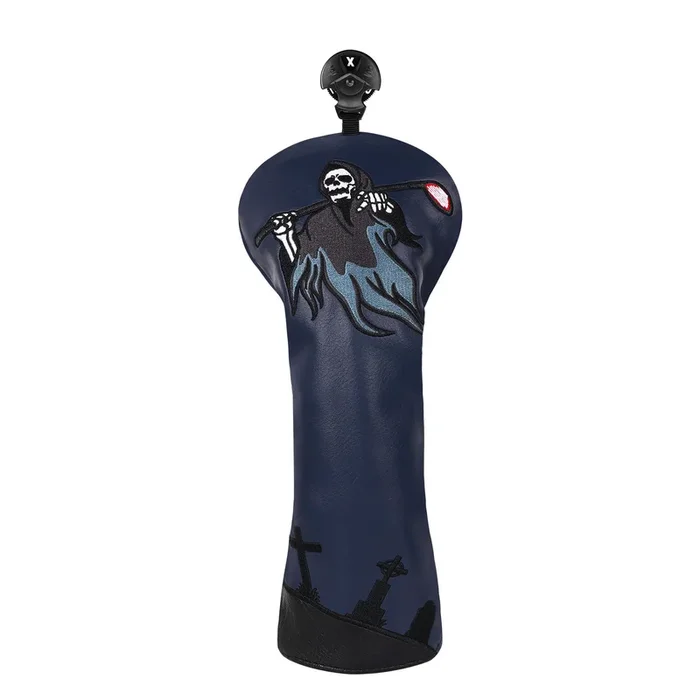 Dark Blue Grim Reaper Fairway Headcover