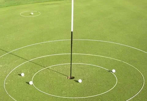 eGolfRing set – WHITE 18″, 3′, 6′, 12′ with carry bag