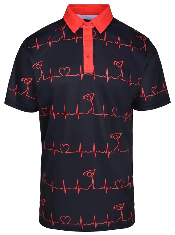 EKG Men’s Golf Polo Shirt by ReadyGOLF