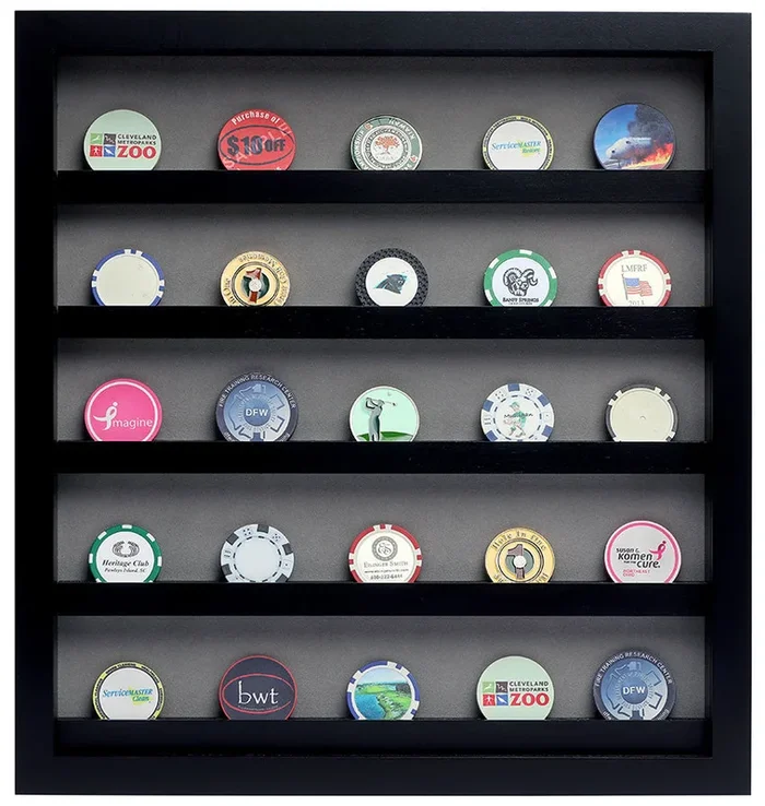 Eureka Golf: 45 Poker Chip Display Cabinet