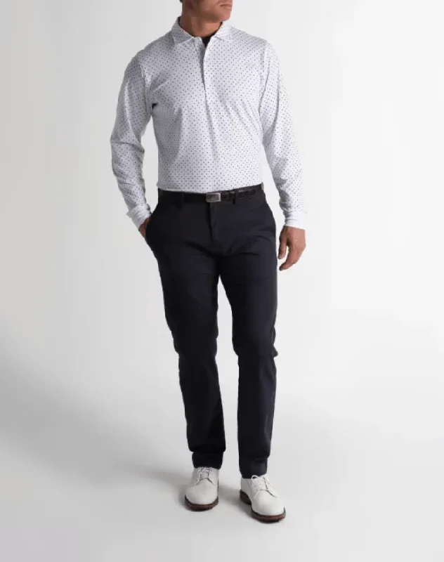 Fairway & Greene: Men’s Citadel Dot Natural Jersey Polo