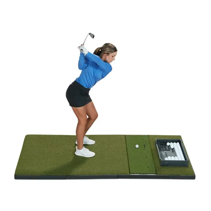 Fiberbuilt Grass Series 7’x4′ Studio Golf Mat – Single Hitting