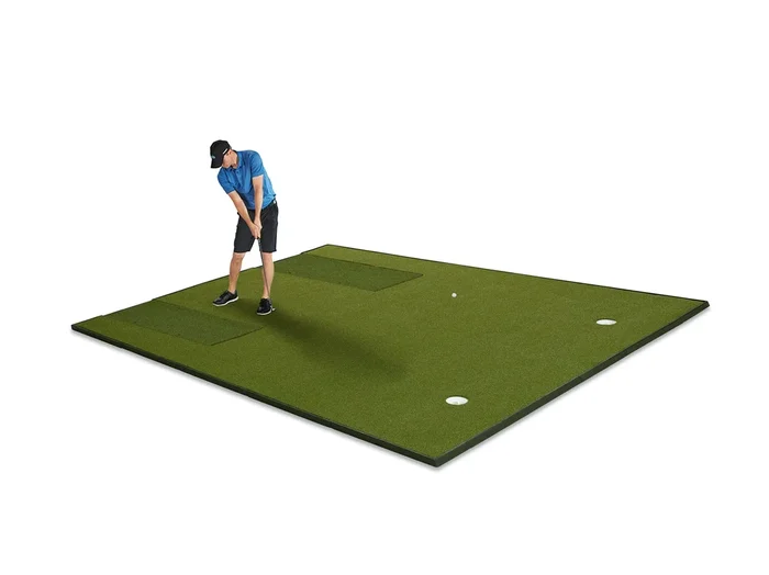 Fiberbuilt Player Preferred Combo Golf Mat – Double Hitting