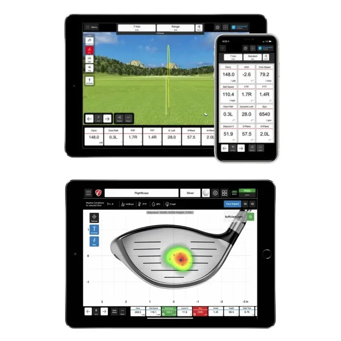 FlightScope MEVO+ Pro Package & Face Impact Bundle