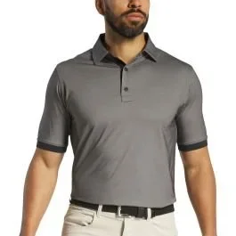 FootJoy Banded Sleeve Birdseye Golf Polo – Black