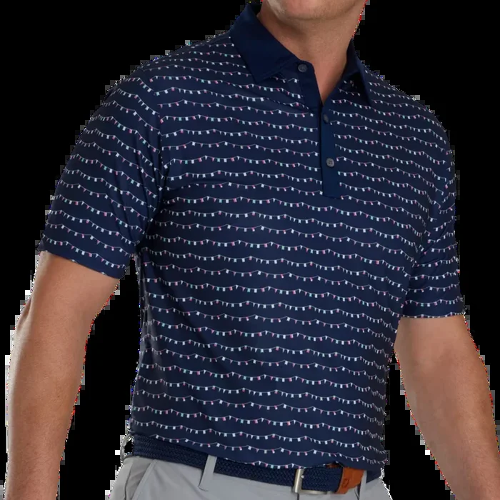 FootJoy Flag Banner Print Men’s Polo